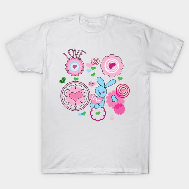 Cute Love T-Shirt by emma17